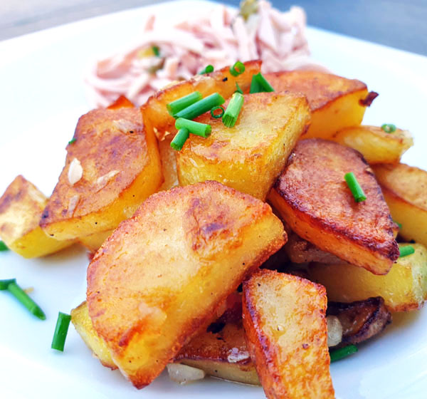 Bratkartoffeln ohne Vorkochen 