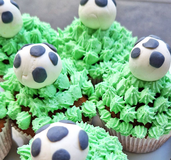 Fußball Muffins